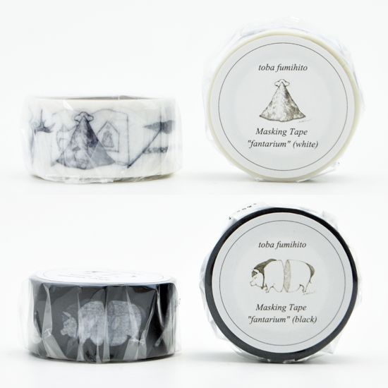 c_language's tweet image. 【数量限定】鳥羽史仁「fantarium」マスキングテープ（2個セット）
本日午後15時30分～販売を開始しました。
大好評につき、早くも残り半分余りとなりました。
shop-creative-language.com/?pid=87924251