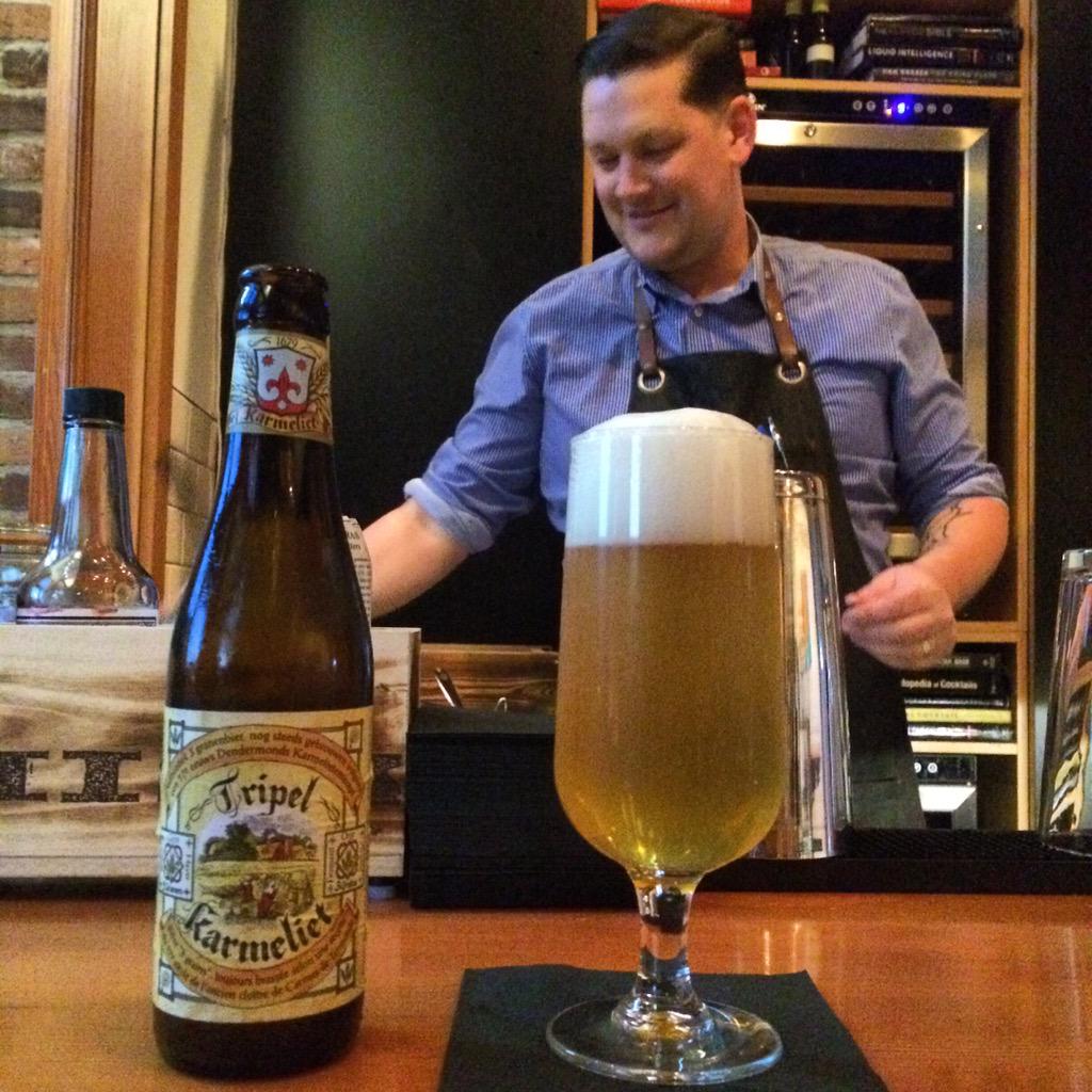 VicBeerWeek's tweet photo. Hard to resist the true Belgian Tripel on the menu at @olo_restaurant - nice way to wind down from #vbw2015 http://t.co/ruWKuGxfyh