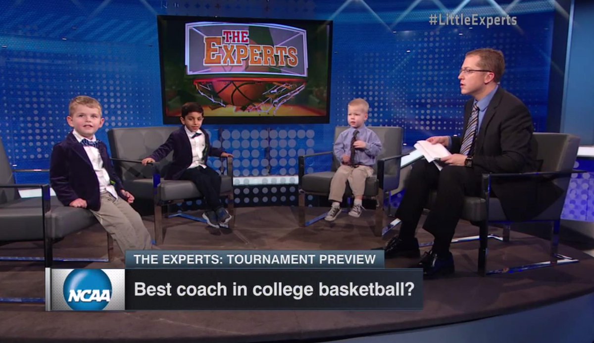BleacherReport's tweet photo. VIDEO: Toddlers give "expert analysis" on how to fill out a 2015 NCAA Tournament bracket http://t.co/srrUy1kDmD http://t.co/KT6SnTUCpw