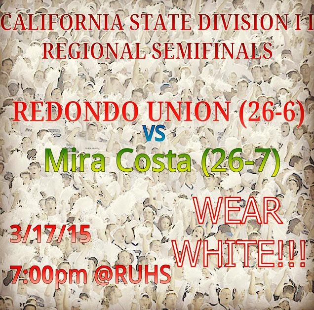 ruhs_flock's tweet photo. Let's go Redondo!!!! http://t.co/Xc4nFFPwwS