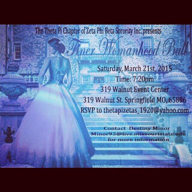 The Finer Womanhood Ball this Saturday.