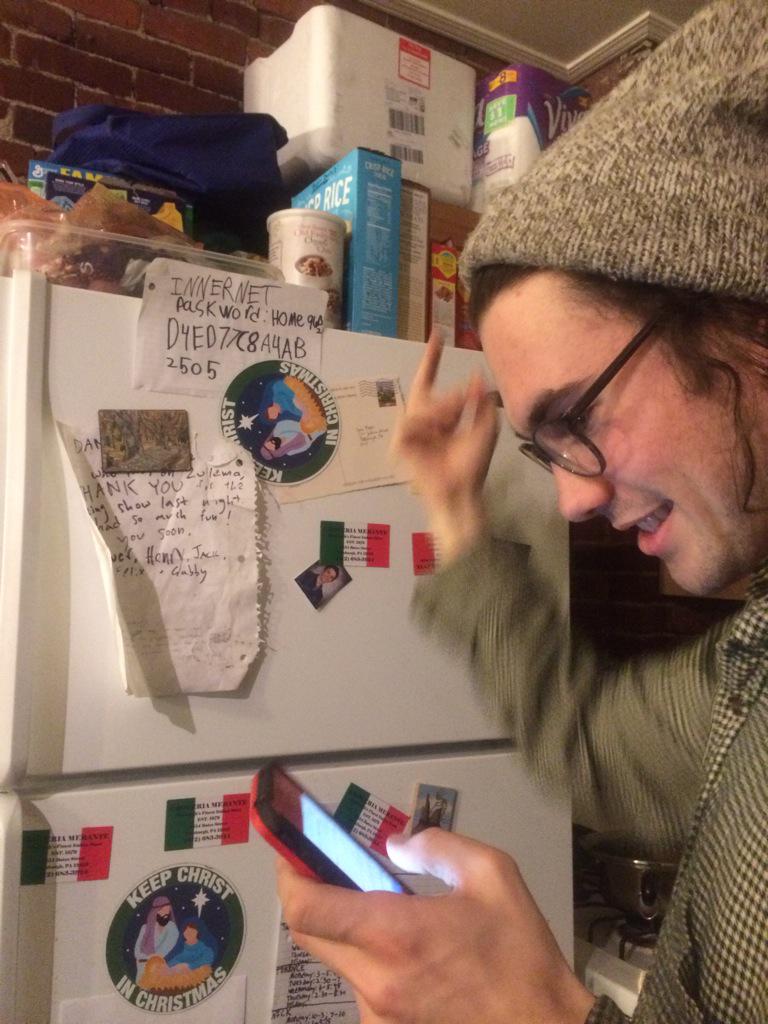 samcomplaining's tweet image. Why would you make the internet password so long? Why wouldn't you just change it?