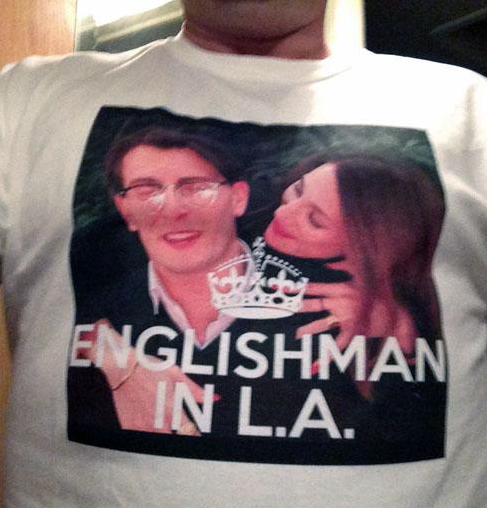 AuthorTomDingle's tweet photo. Thanks for your support @boloneysupreme and this great pic! @TamelaDAmico #EnglishmanInLA #WebSeries http://t.co/61Mafvttix
