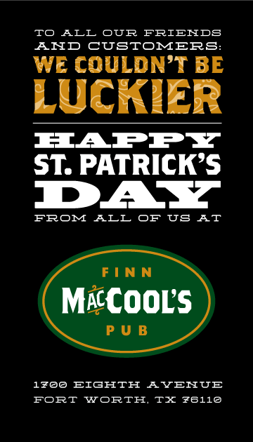 Happy St. Patrick's Day everyone!