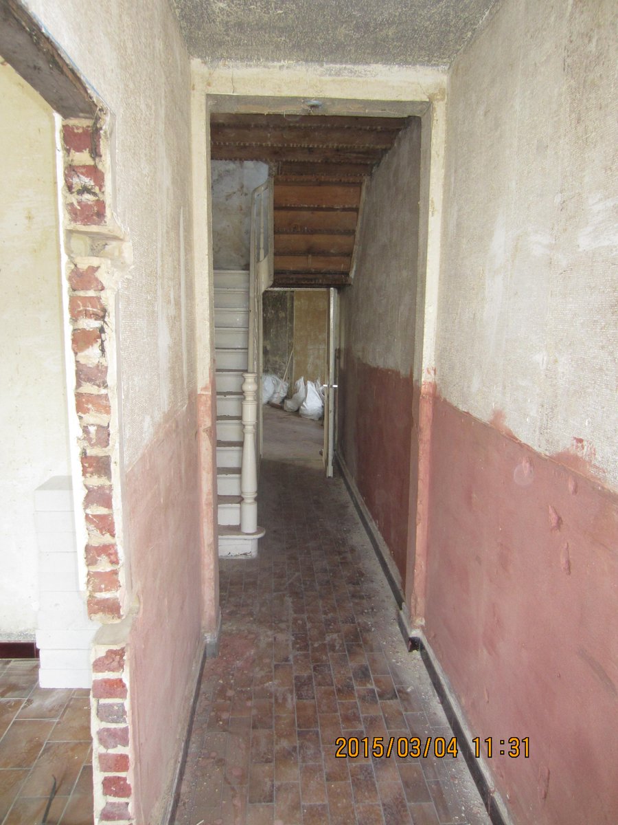 JeanGrell's tweet image. Notre nouveau chantier, la rénovation complète d'une maison modeste..
Les travaux débutent..