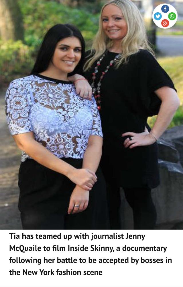 inside_skinny's tweet photo. Producer Jen&amp;Tia in today's paper. We are very excited that the first exclusive clip for inside skinny is completed! http://t.co/mID0o9b9mL