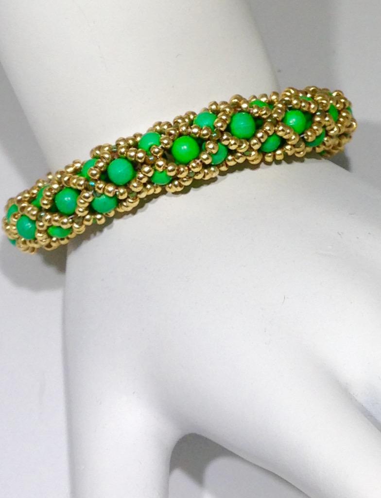 RESERVED Netted Bracelet. Trending @ Gimper Beads #gimperbeads #BuyHandmade #SupportArtisans #NeverMassProduced