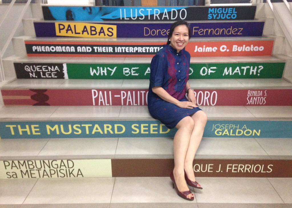 Rizal_Library's tweet photo. Late post: We asked a few distinguished alumni to drop by so we could take their photos on the #libsteps. Know them? http://t.co/AienCIZTWF