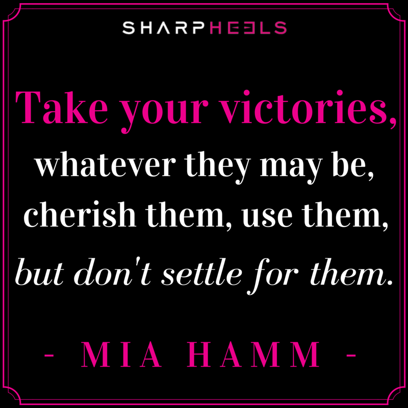 Happy Birthday Mia Hamm! \"Take your victories, whatever they may be...\"  