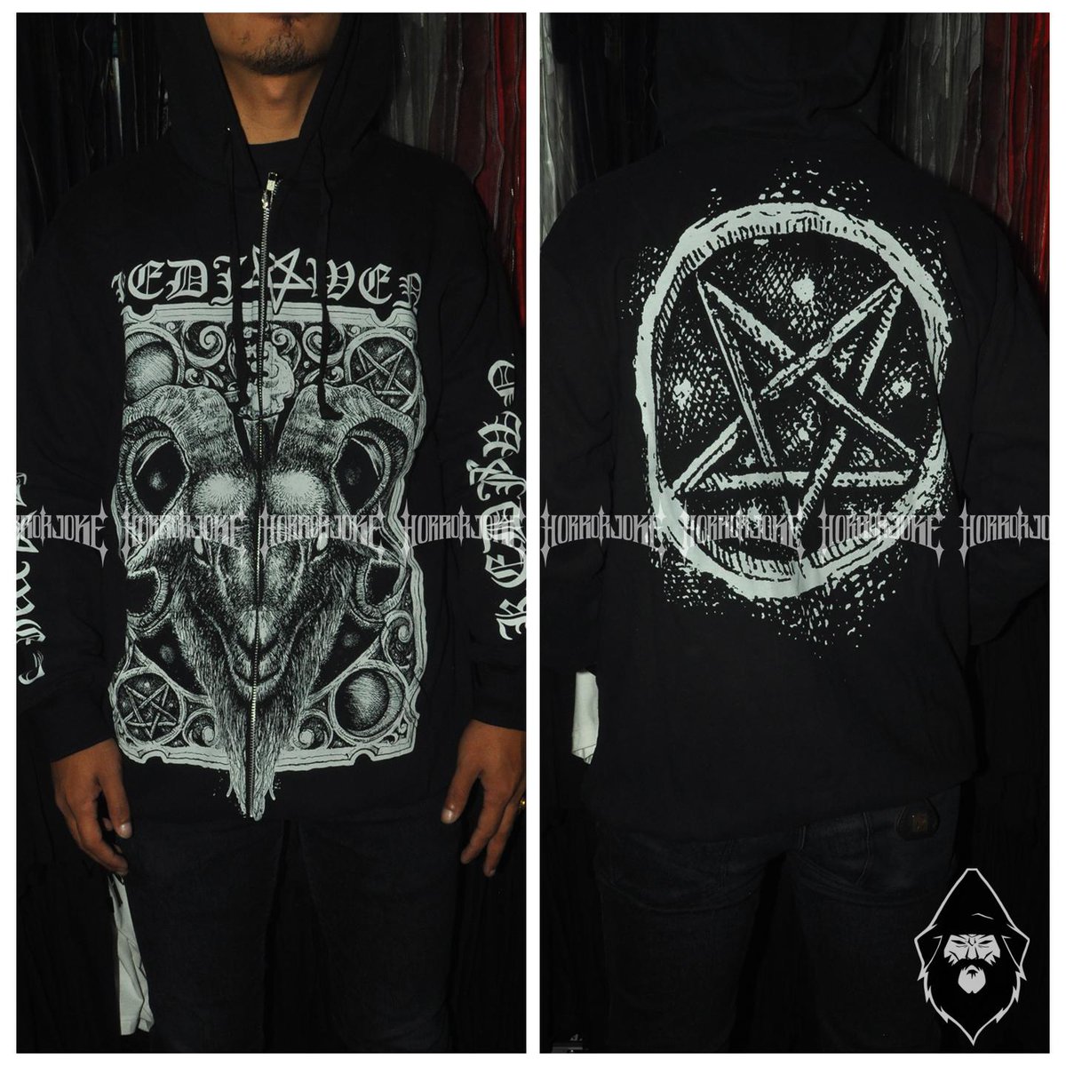 horrorjoke_'s tweet photo. ZIP @Kedjawen666 - PENTAGRAM
AVAILABLE SIZE : M/L/XL/XXL
IDR 250K

ORDER:
SMS/CALL: 085721195595
BB PIN: 260E0F7B https://t.co/qvzdeUs4cO