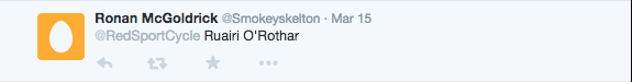 RedSportCycle's tweet photo. CONGRATS to @Smokeyskelton for coming up with our winning leprechaun name! PM us to claim your prize! http://t.co/mNnT9s1gqH