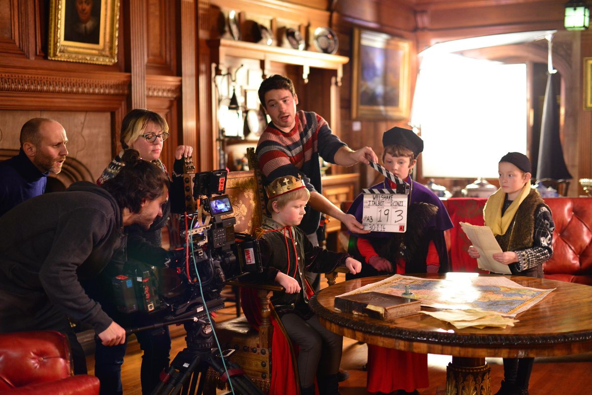 DT_Plus's tweet photo. And here's a sneak peek backstage on the filming of #WillShake. http://t.co/xGfmnO0nEL