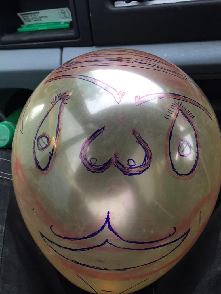 Got bored in the van 🎈