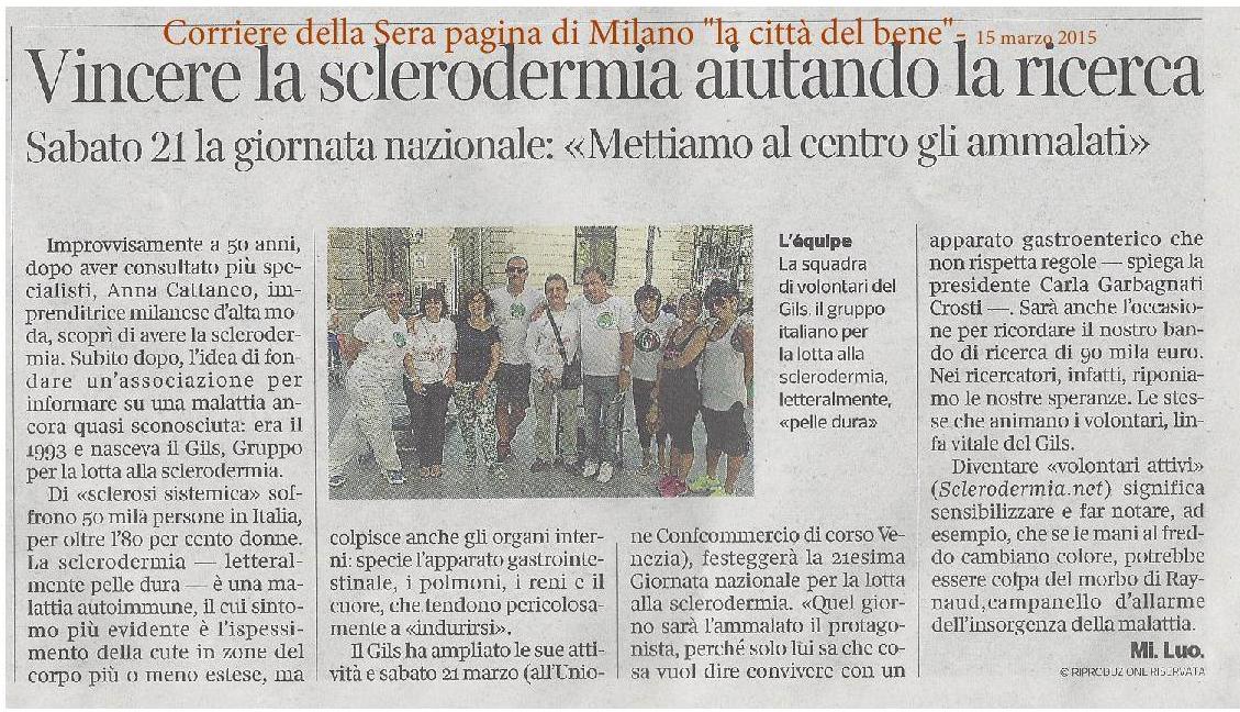 GILS_ODV's tweet photo. "Vincere la #Sclerodermia aiutando la #RicercaScientifica" - Sabato 21.03 Mettiamo al centro l'ammalato. @Corriereit http://t.co/cK5KslG1Zp