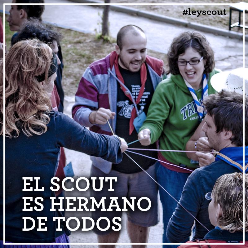 "El scout es hermano de todos" #LeyScout #SomosScouts