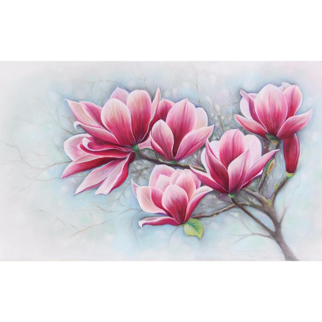 JoanneBarby's tweet photo. "Magnolia" There are 2 places left, for my workshop in Melbourne this weekend, call (03) 9294 5590 to book your spot. http://t.co/qrCOPaRRaM