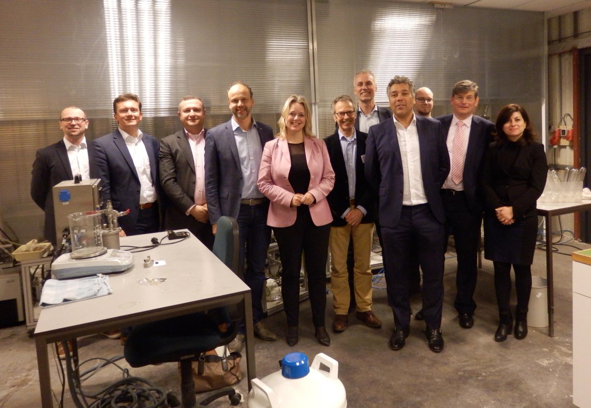 Werkbezoek van #AgnesMulder samen met een delegatie uit het provinciale #CDA aan #Pervatech in samenwerking met #ecn