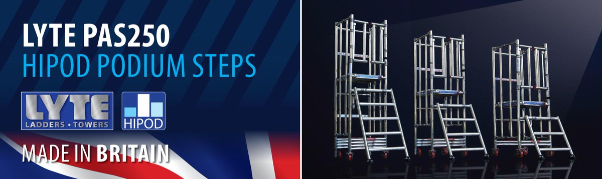 LyteLadders's tweet photo. Our extensive research stated the ballast option was a popular one, so here it is #pas250 @PASMALtd The Lyte HIPOD! http://t.co/JP3YKG6kLg