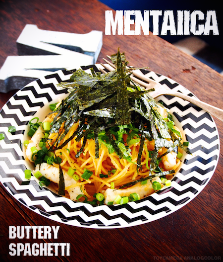 metalmeshi's tweet photo. 【メタルめし！】“BATTERY”聴きながら喰うべし！！
「METALLICAのメンタイカ・バタリースパゲティ」
http://t.co/6HMcqYElXB http://t.co/oircXFSSz6