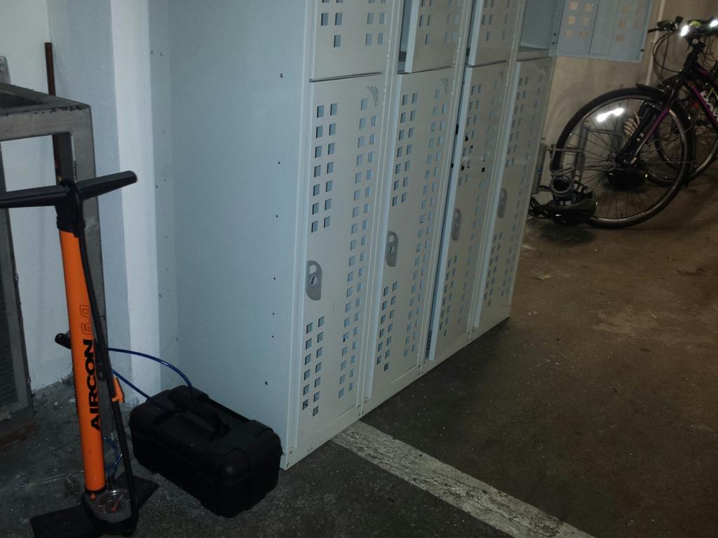 MarkusHiemann's tweet photo. Did you know you can park your bike at @NHSNSS Meridian Court and do a basic service? #cyclefriendlyemployer http://t.co/tabCq28TJ2