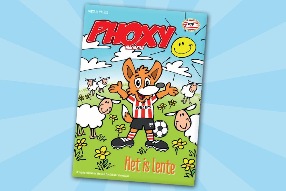 Phoxy is klaar voor de lente! Vanaf volgende week lezen de leden (3 - 6 jaar) hier alles over in  het Phoxy Magazine