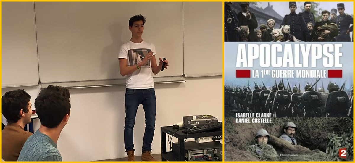 AssoTut's tweet photo. Séance spéciale sur la #GrandeGuerre !
2h de projection commentée pour cet élément incontournable du #Brevet ! http://t.co/dBzBH7tJCd