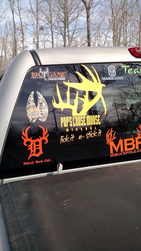 Detroitbuckclub's tweet photo. Got em all! @mibuckpole #dbc #michiganbucks #nevertoomanydecals http://t.co/SZyH6xsWpe