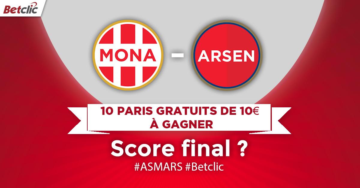 Betclic's tweet image. [#FreeBet] Quel sera le score final de #ASMARS en #LDC ? RT + votre réponse accompagnée du hashtag #Betclic !