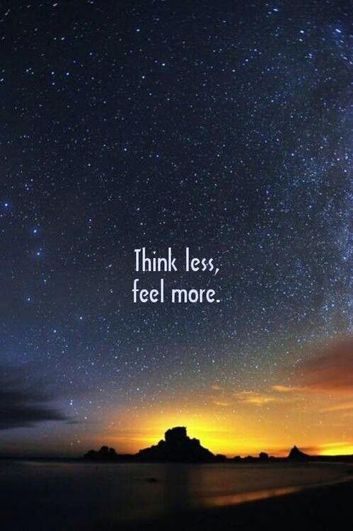 YogaAmazing's tweet photo. Think less, feel more.... http://t.co/2r599yDAai #yoga #yogaamazing http://t.co/jME56bXfWQ