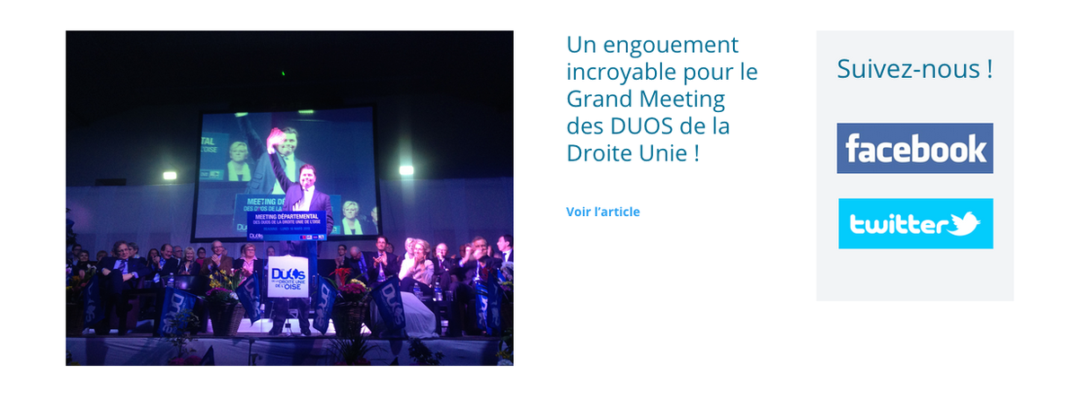 Retour sur une incroyable soirée hier, à Beauvais pour le Grand Meeting des @duosOise sur courtial-vanelsuwe2015.fr !