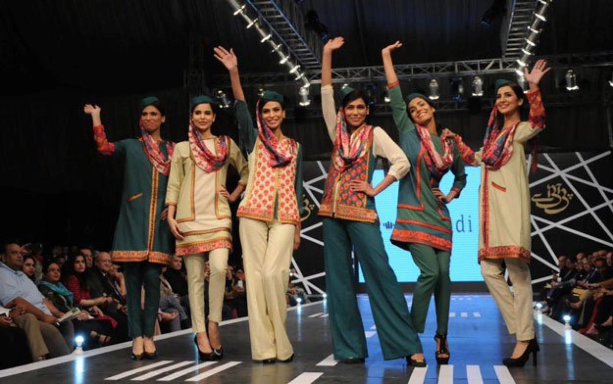 fifiharoon's tweet photo. The Khaadi uniforms would have updated PIA. Original &amp; fresh MT @SaadGH This 1 by Khaadi my favourite #PIA #StylePIA http://t.co/jOHsVW36LK