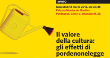 redazionline's tweet photo. Presentazione del Rapporto sull’impatto socio-economico di @pordenonelegge Facendo cultura, si spende o si rende? http://t.co/ups3bclvNk