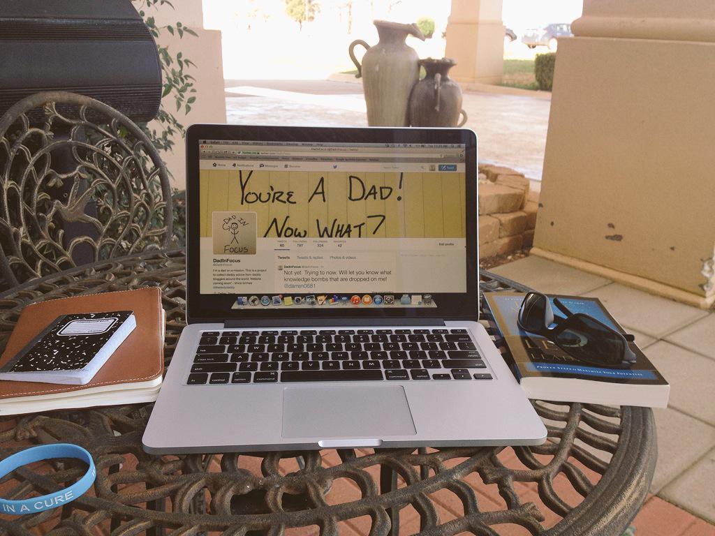 TheDailyDaddy's tweet photo. Loving the weather. Working outside for the win. http://t.co/PGH2K0yfzg
