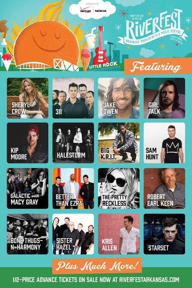 steph501steph's tweet photo. riverfest lineup this year 😍 http://t.co/laPZ7Zfsl2
