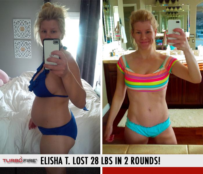 TurboFire's tweet photo. #TransformationTuesday  Elisha T. lost 28 lbs in 2 rounds of Turbo Fire!

http://t.co/pLkRoG85Qp http://t.co/pp1nlV3Wlb