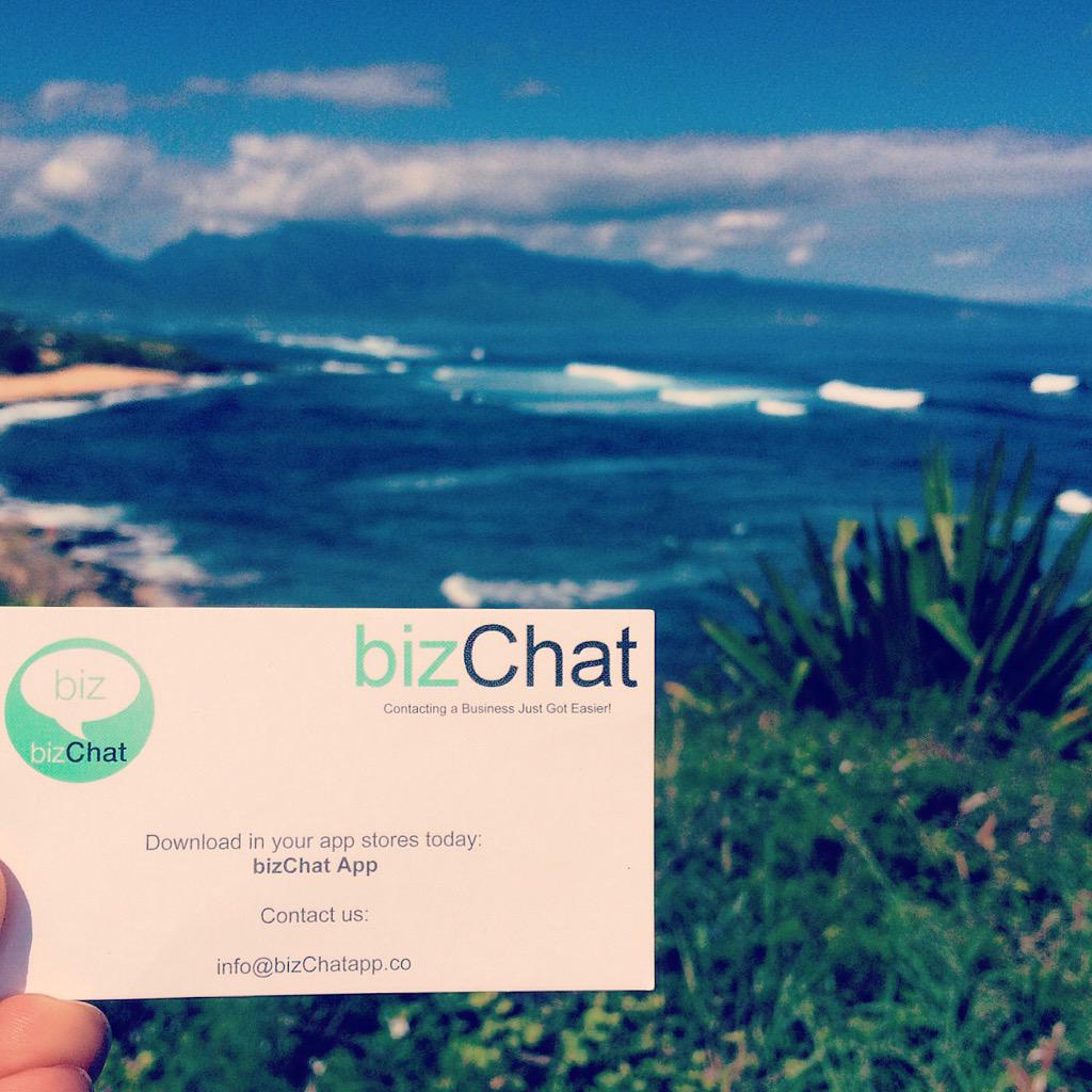 Bizchatapp's tweet image. bizChat has made it to Maui!!! #maui #hawaii #bizChat #messenger #app #entrepreneur #business #messaging