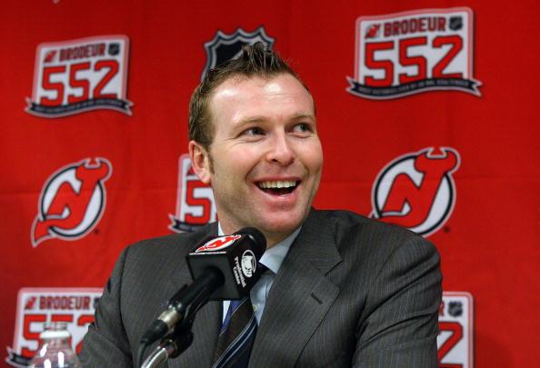 NHLPR's tweet image. THIS DAY IN 2009: @MartinBrodeur (691 career wins) became the NHL's all-time wins leader, passing Patrick Roy (551).