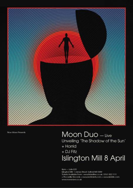nowwave's tweet photo. VERY FEW TICKETS LEFT FOR @moonduo LIVE AT @islingtonmill NEXT MONTH. @Horrid_Band http://t.co/FcbzraOT3V