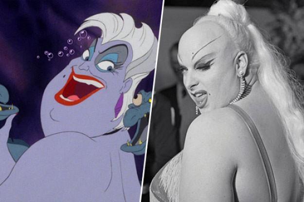 enculturados's tweet photo. Úrsula, la bruja del mar, está inspirada en una drag queen llamada Divine #LetFrozenGo #LaSirenita http://t.co/P5TDcffqYf