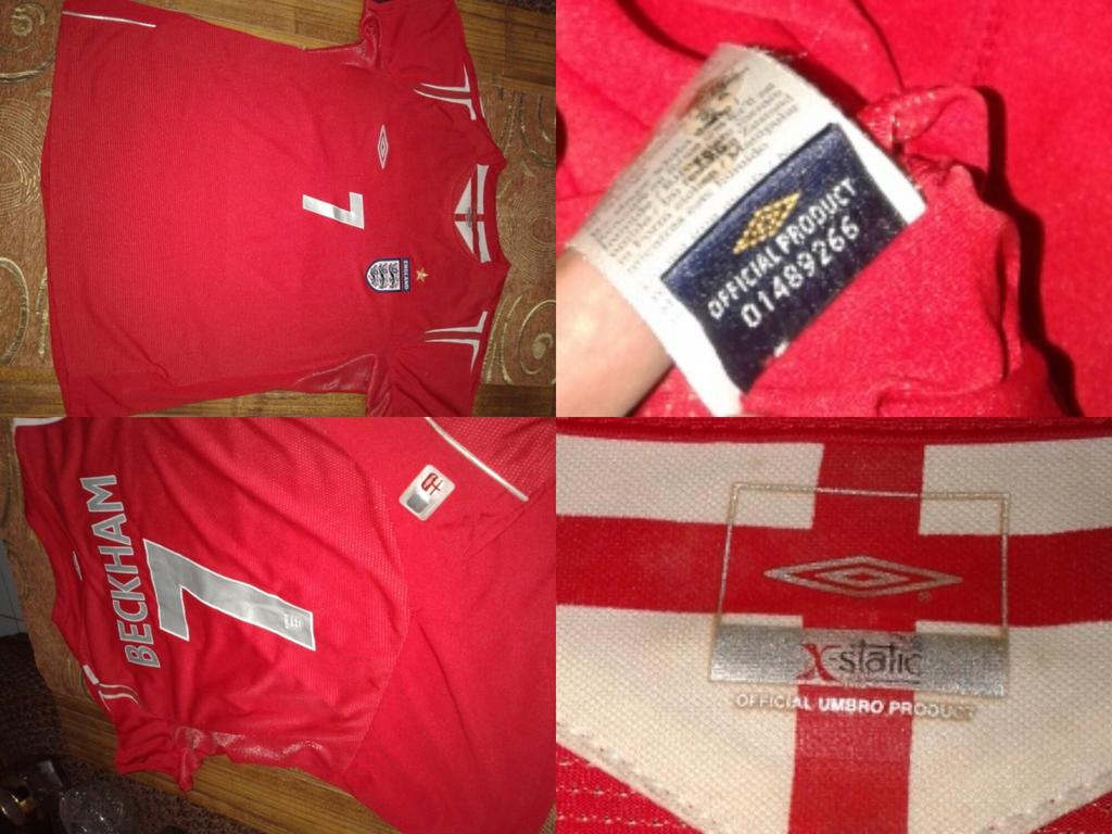 sofyanazhar's tweet photo. @MURCELATOS #jersey4sale #345 ENG A 04-06 LAMPARD M 250K MINT| ENG A 04-06 BECKHAM S 200K MINT @ruang_ganti THX http://t.co/xGGKoFX20T