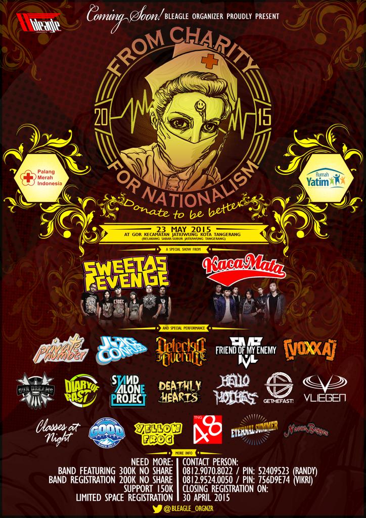 Tangerang, coming soon. We're fix on this gig.