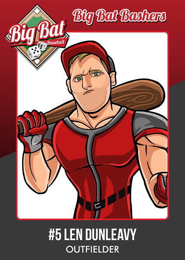 BigBatBaseball's tweet photo. Hailing from Tipp City, OH and coming off the bench in a 'pinch', the lucky shamrock, #5, Len Dunleavy! http://t.co/5dXxks7nQp