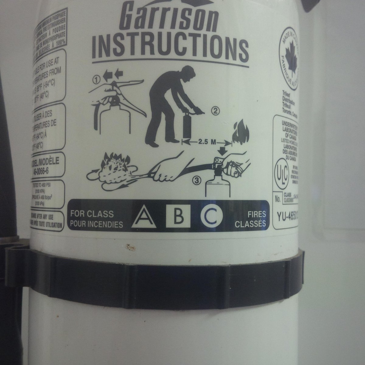 Fire Extinguishers-ABC Class posted w/instructions . Charge + cond. checked monthly. #CASW #AgSafetyWeek #GrowSafety