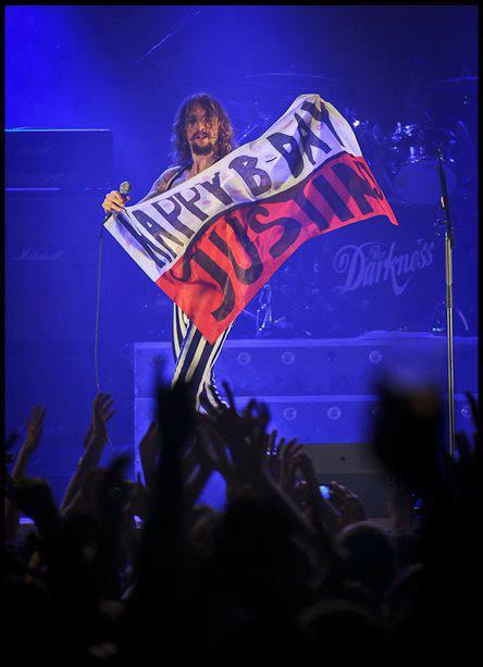 Happy birthday Justin Hawkins Cork St Patricks Day - what could go wrong? 