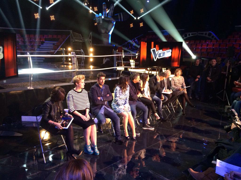 antoniorozco's tweet photo. Equipo @lavoztelecinco al completo!!gracias @mediasetcom y 
@telecincoes por hacernos disfrutar de la tv y la música! http://t.co/Eas5t1VbIv