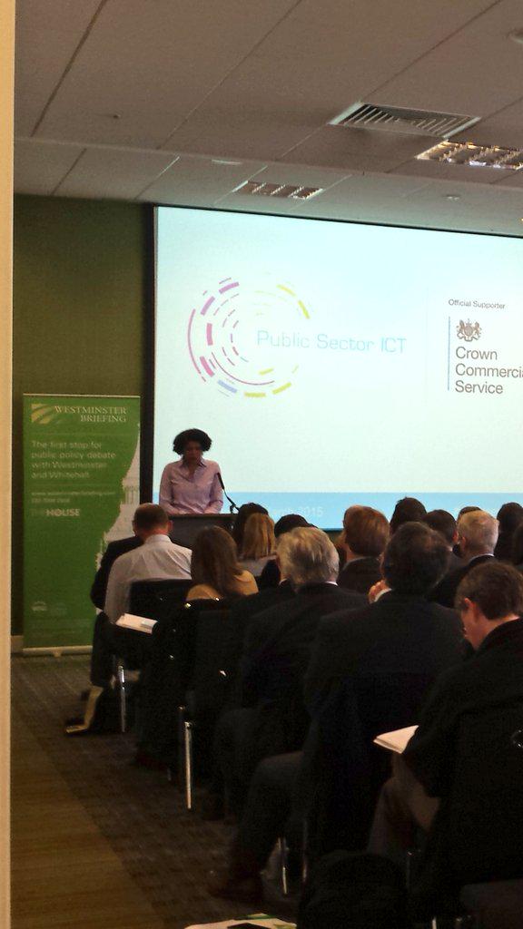 DigGovReview's tweet photo. .@ChiOnwurah speaking on security and the public sector: we need a common approach to security and ethics http://t.co/3D2JI9OJmY