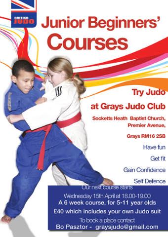 ActiveEssex's tweet photo. New Junior Beginners' Course starting April 15 @ Grays Judo! http://t.co/XdF0TJzJqR @BritishJudo @activethurrock http://t.co/LQMbIHkZ5M
