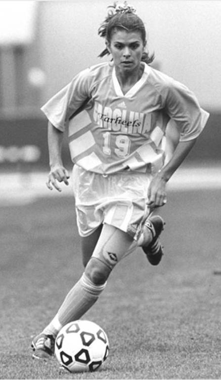 Happy St. Patrick\s Day, but more importantly, Happy Birthday to Mia Hamm. Sorry I hit you one time. 