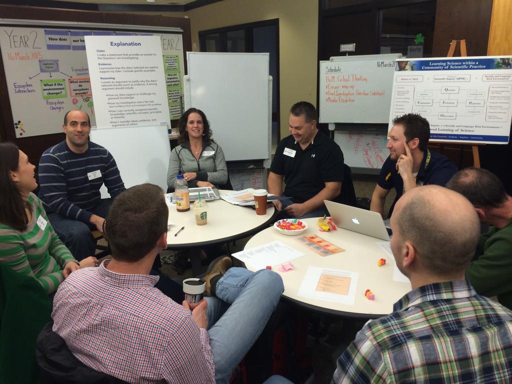 kakins4's tweet photo. HPS MS & HS science Ts creating a guaranteed and viable curriculum: content & instruction #vaei http://t.co/hDChgvzKSl