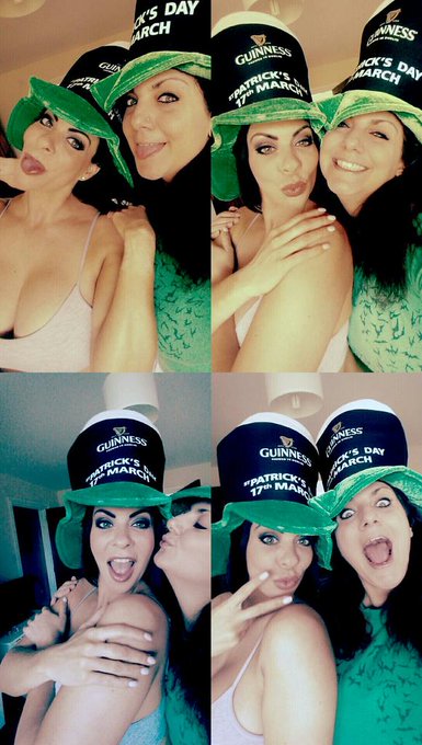 Happy St. Patrick's Day from me and @Linsey_Dawn! #HappyStPatricksDay #pinch http://t.co/GcsND6hvRR<a class="tags" href="/tag/linsey_dawn">@linsey_dawn</a><a href="/tag/happystpatricksday"class="tags"><span>#happystpatricksday</span></a><a href="/tag/pinch"class="tags"><span>#pinch</span></a>